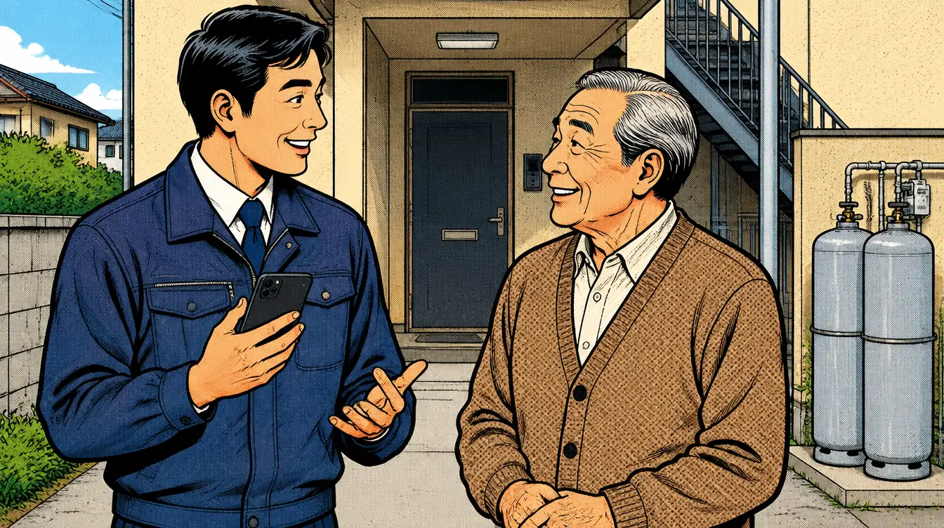集合住宅は、オーナーに会いに行く営業になる