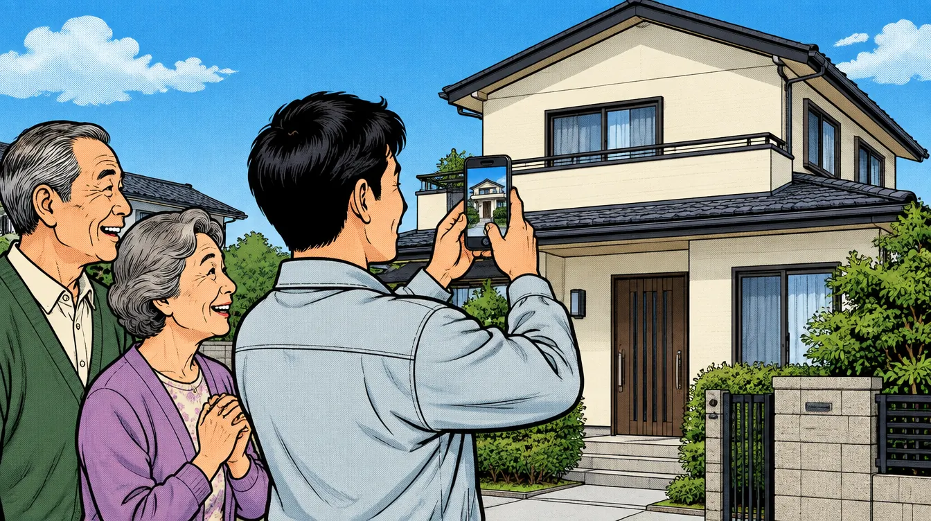 訪問したその場で、写真とメモを残す